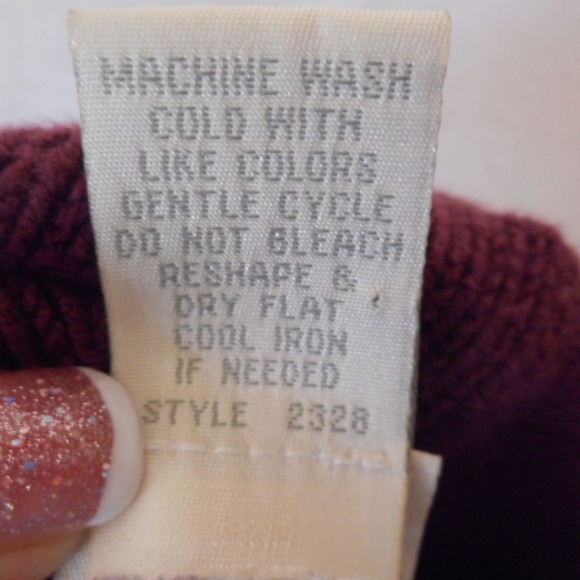 J. Jill Burgundy Sweater cotton blend lightweight - Picture 6 of 8